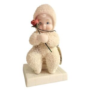 Department 56 Snowbabies "Love Grows" Bisque Porcelain‎ Figurine Vintage 2002
